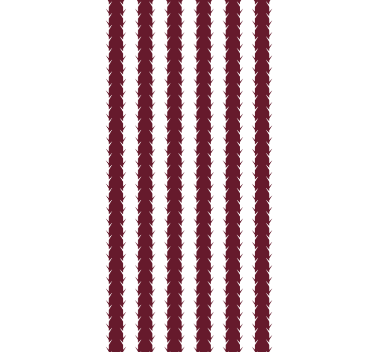 Geometric Leaf Pattern living room wallpaper - TenStickers