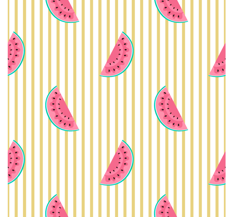 Watermelon Slices kitchen wallpaper - TenStickers