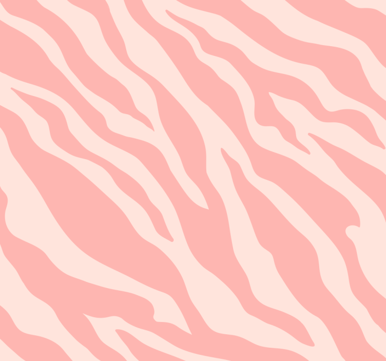 Pink Zebra print Animal Wallpaper - TenStickers
