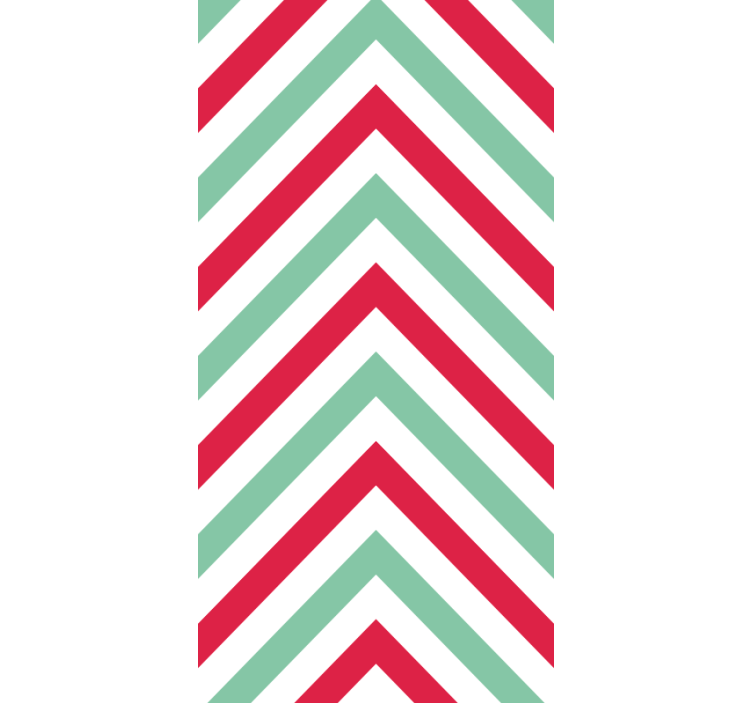 Chevron Zigzag Pattern geometric wallpaper - TenStickers