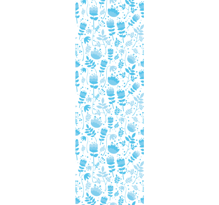 Floral Silhouette Patterns flower wallpaper - TenStickers