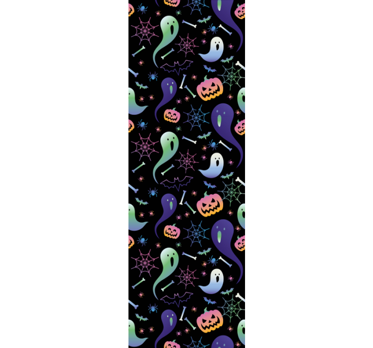 Halloween wallpaper with spooky designs - TenStickers