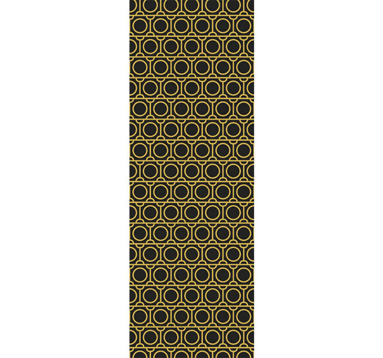 Angular Bands geometric wallpaper - TenStickers