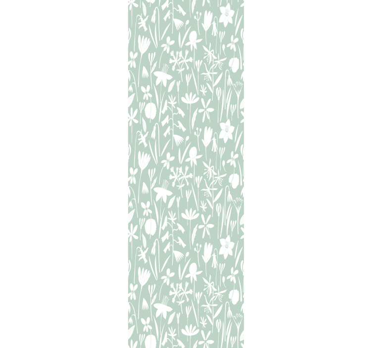 Scandinavian Illustrations Animal Wallpaper - TenStickers