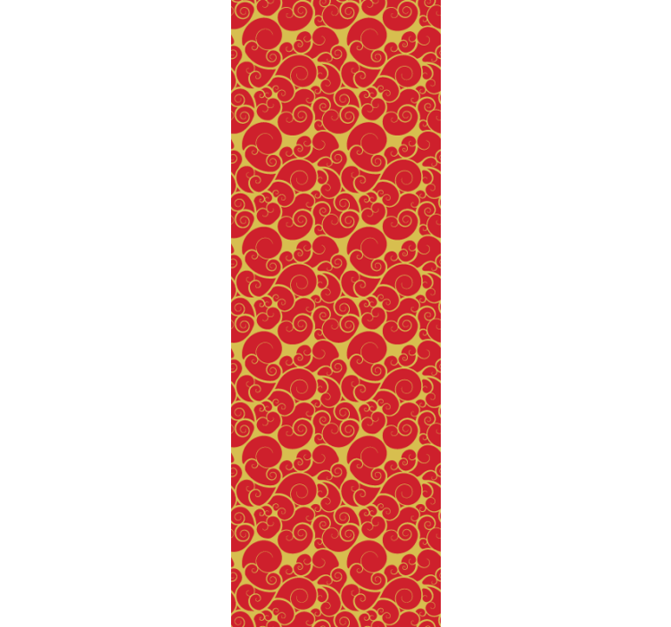 Ornate Swirls Pattern tile wallpaper - TenStickers