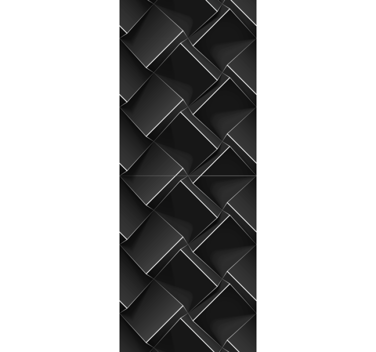 3D cubic square 3D Wallpaper - TenStickers