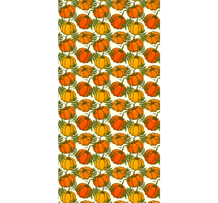 Thanksgiving pumpkin patch Wallpaper - TenStickers