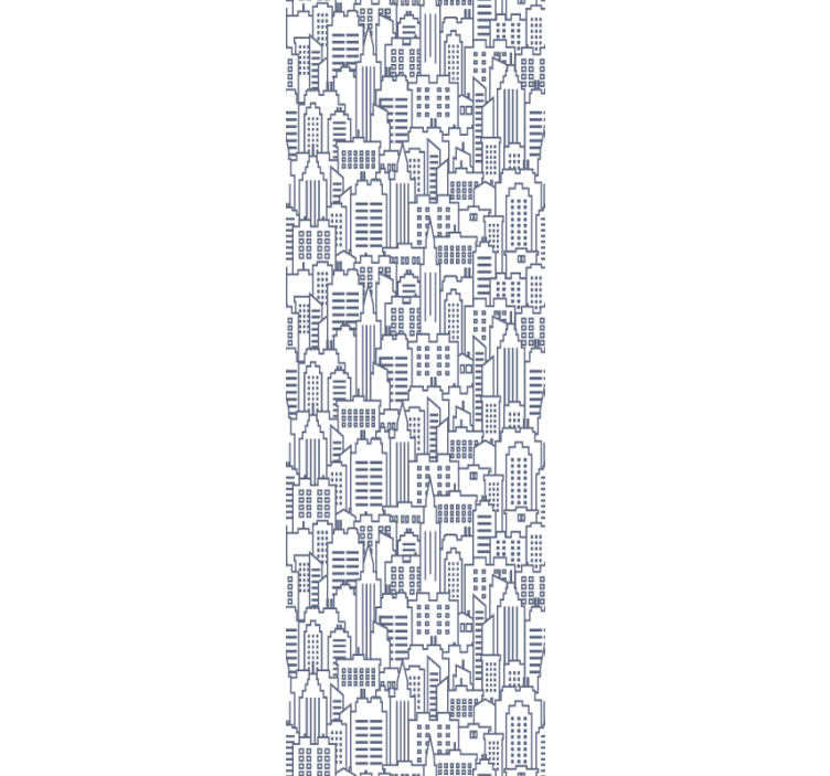 Urban pattern  wallpaper - TenStickers