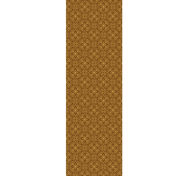 Geometric Floral tile wallpaper - TenStickers