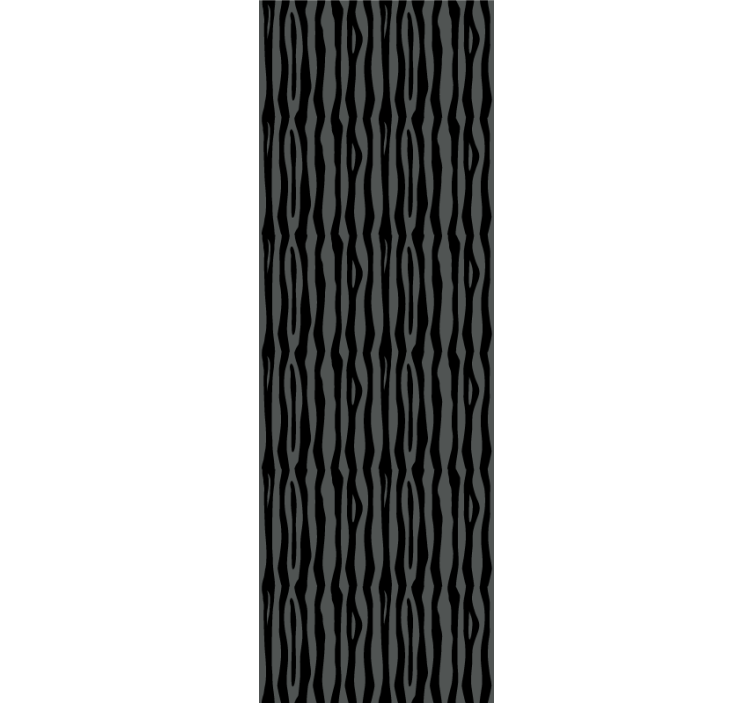 Grey and black wavy stripes  Striped Wallpaper - TenStickers