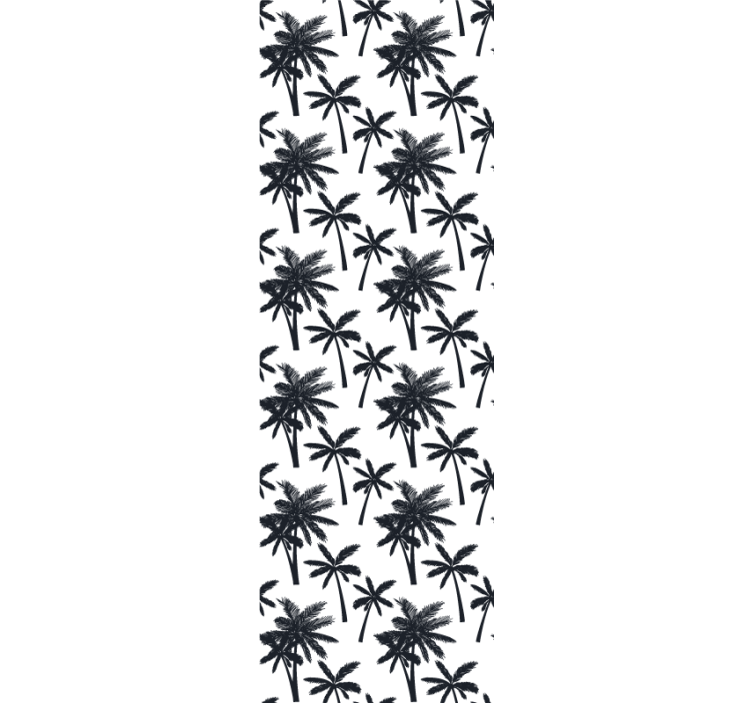 Leaf wallpaper palm leaf design - TenStickers