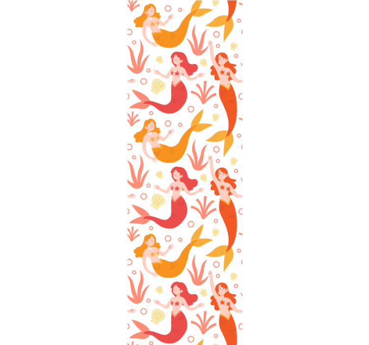 Mythical Sea Dancers butterfly wallpaper - TenStickers