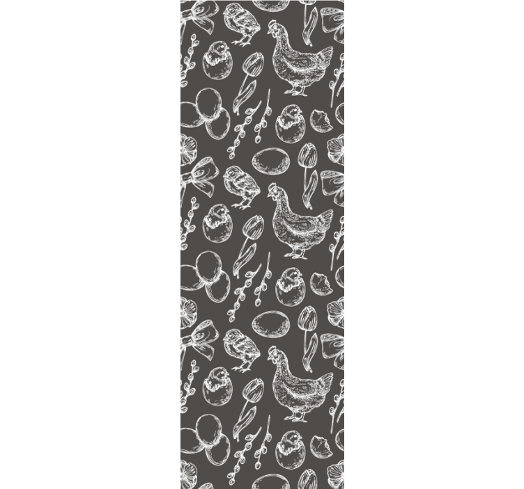 Rustic Kitchen Illustration kitchen wallpaper - TenStickers