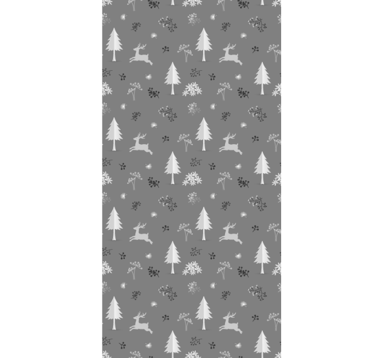 Winter Scenery Motif christmas wallpaper - TenStickers