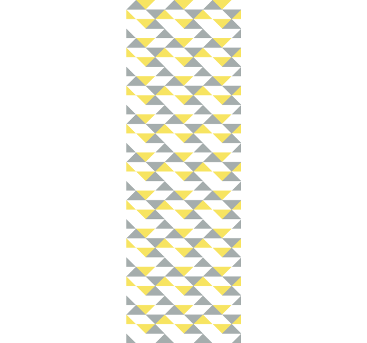 Triangular Geometry geometric wallpaper - TenStickers