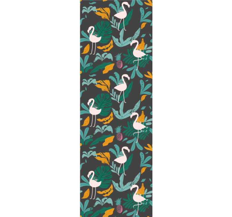 Grey background white birds Animal Wallpaper - TenStickers