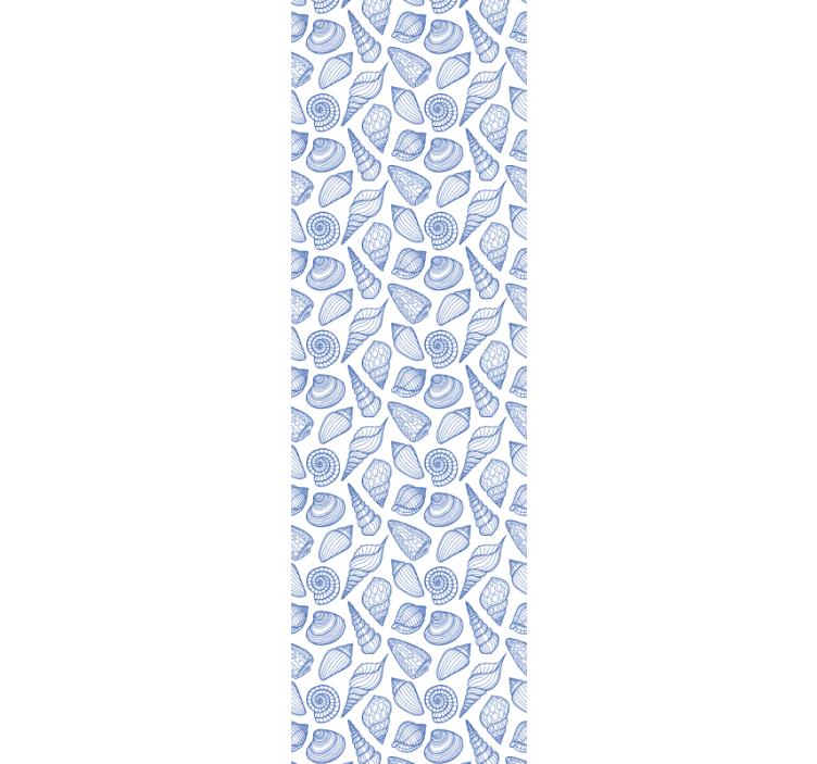 Simple shell symbols Modern Wallpaper - TenStickers