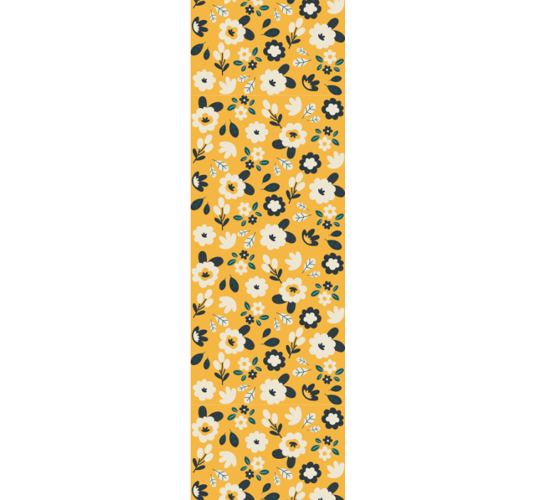 Floral Bedroom Feature flower wallpaper - TenStickers