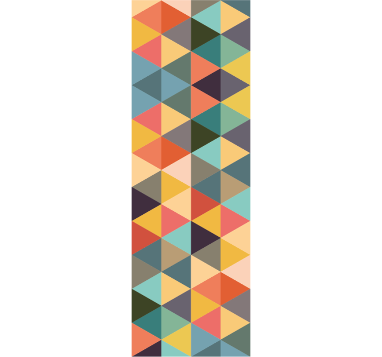 Multicolor geometric patterns Wallpaper - TenStickers