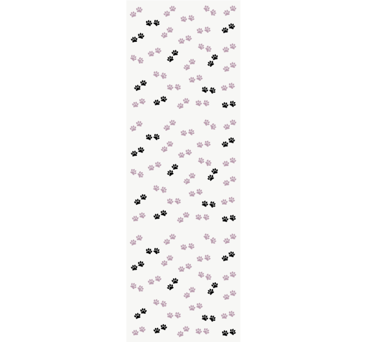 Paw Print Patterns dogs wallpaper - TenStickers