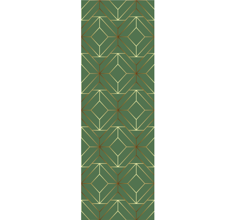 Abstract Diamond Shapes geometric wallpaper - TenStickers