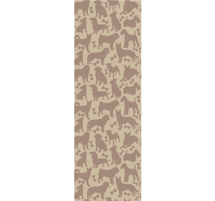 Feline Motifs dogs wallpaper - TenStickers