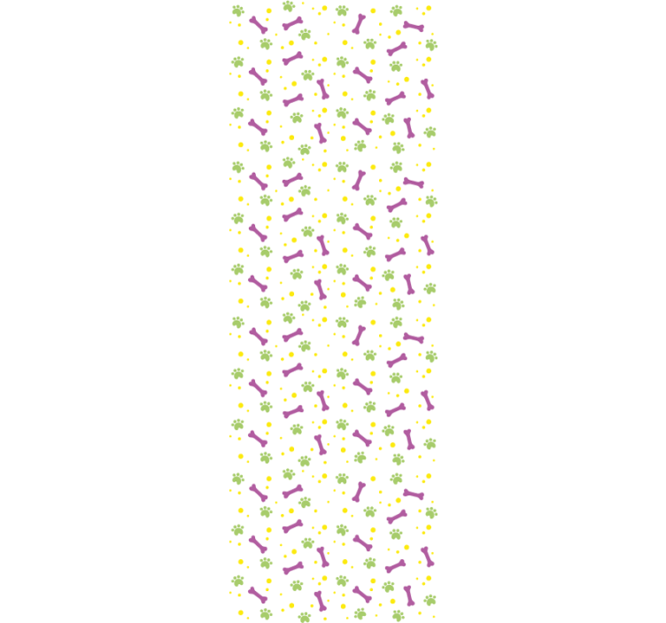 Floral Instrument Pattern bedroom wallpaper - TenStickers