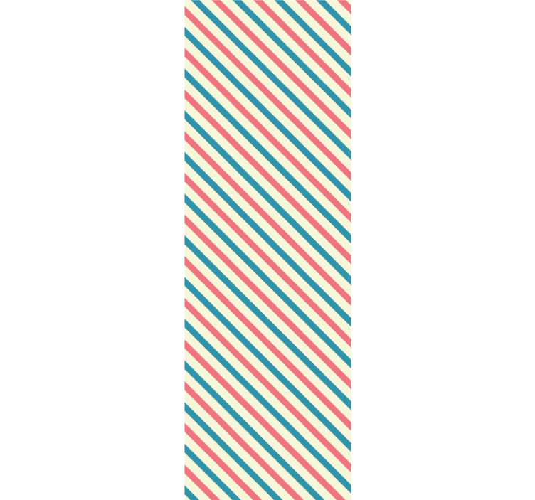 Striped wallpaper diagonal striped pattern - TenStickers