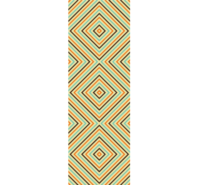 Geometric Diamond geometric wallpaper - TenStickers