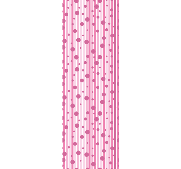 Striped Dot Pattern polka dots wallpaper - TenStickers