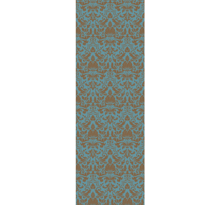 Ornate Foliage Motifs tile wallpaper - TenStickers