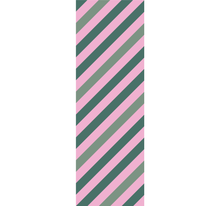 Diagonal Striped Sophistication horizontal striped wallpaper - TenStickers