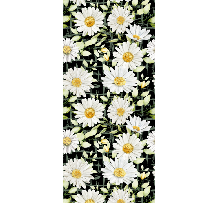 Daisy Floral Display flower wallpaper - TenStickers