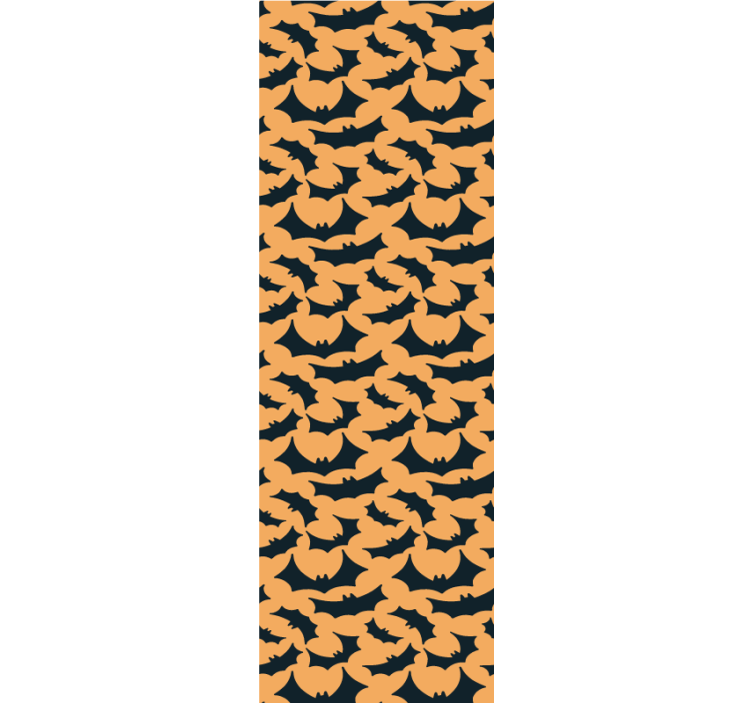 Halloween wallpaper halloween bats design - TenStickers