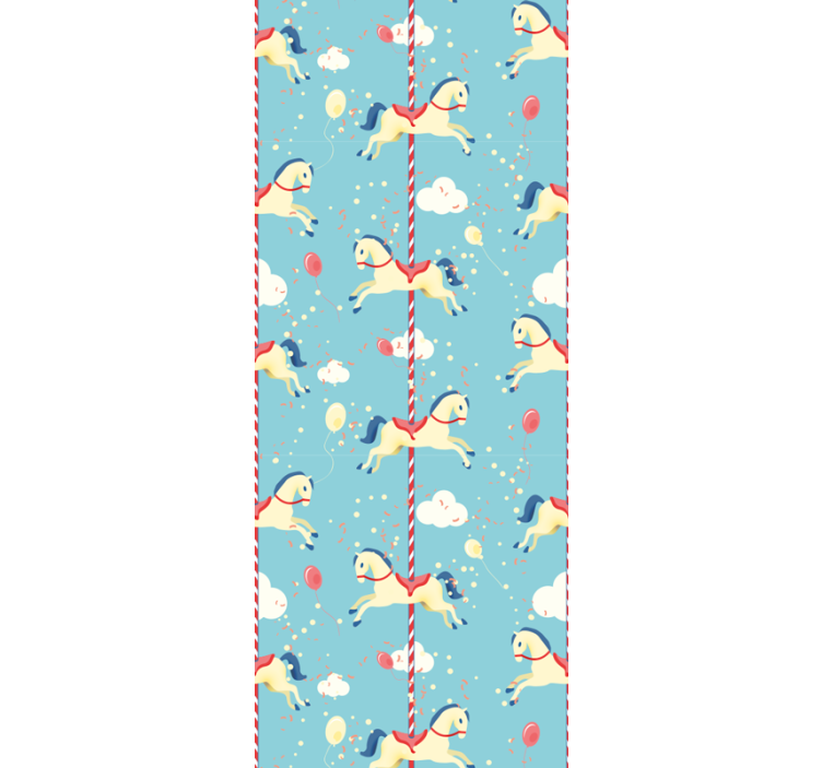 Circus Ducks Delight animal wallpaper - TenStickers