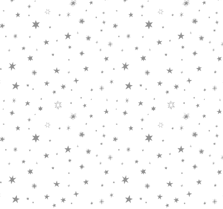 Gray background with white stars wallpaper - TenStickers