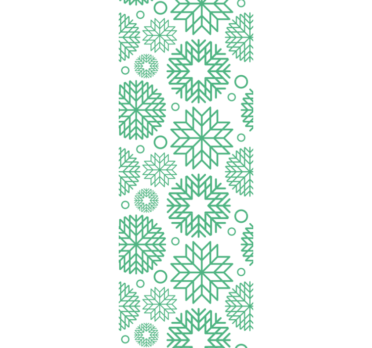 Geometric Flowers geometric wallpaper - TenStickers