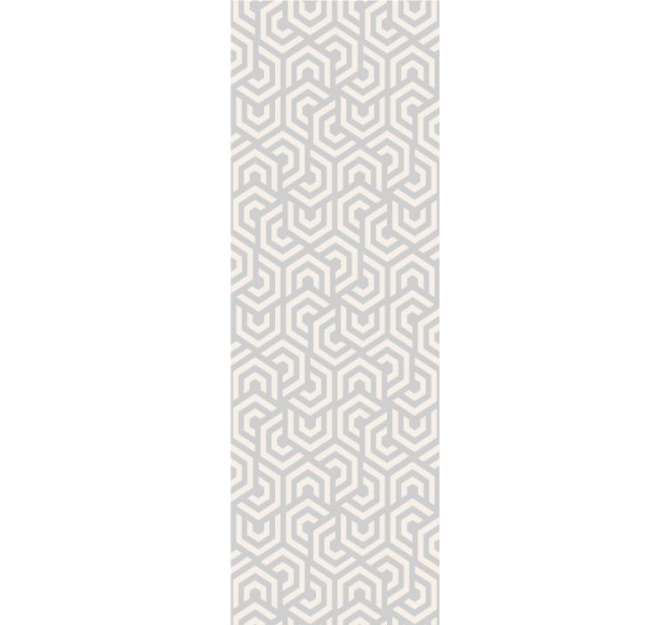 Labyrinthine Pattern geometric wallpaper - TenStickers