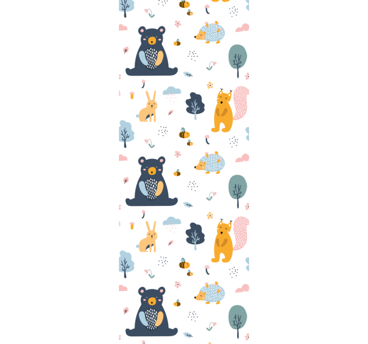 Woodland Animals nursery wallpaper - TenStickers