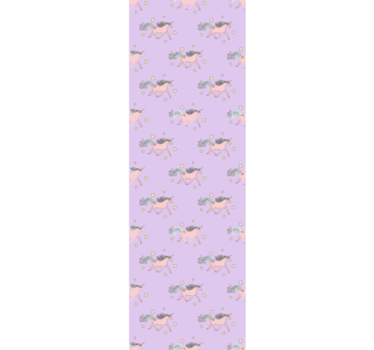 Unicorn Fantasy Vibes animal wallpaper - TenStickers