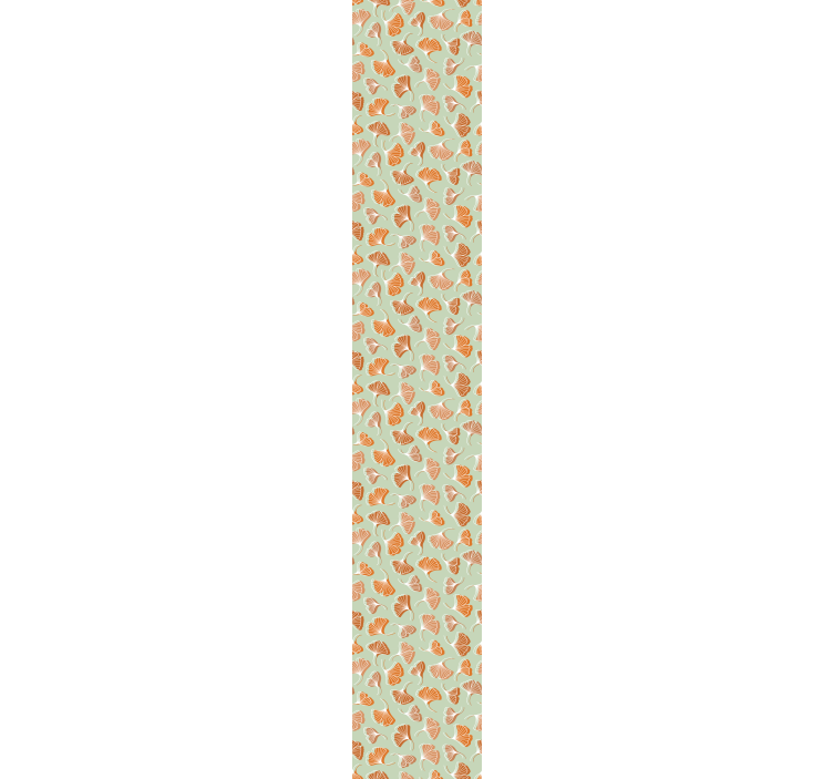 Leaf wallpaper gingko leaf design - TenStickers