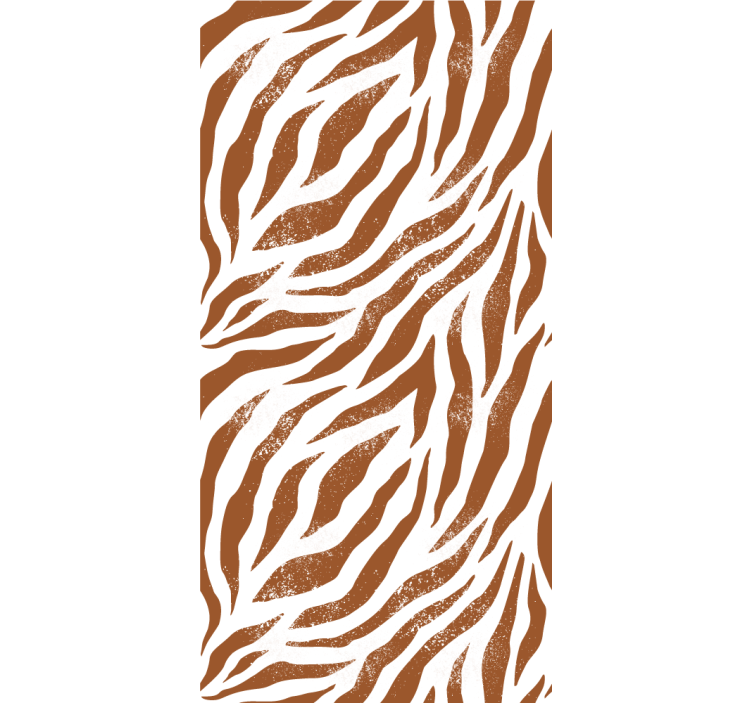 Striking Animal Print zebra wallpaper - TenStickers