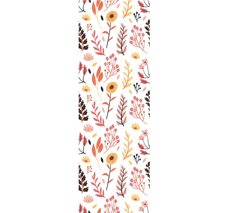 Floral Botanical Design flower wallpaper - TenStickers
