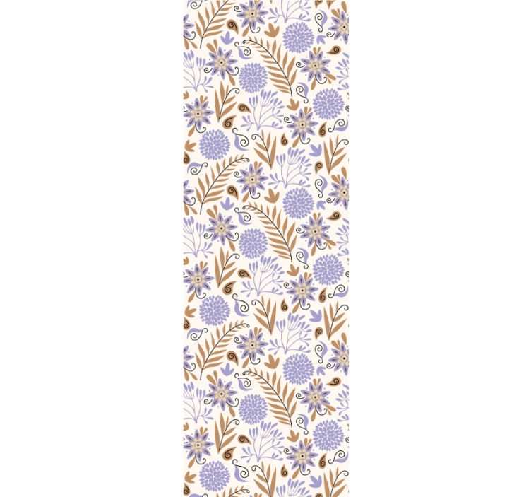 Floral Patterned Arrangement flower wallpaper - TenStickers