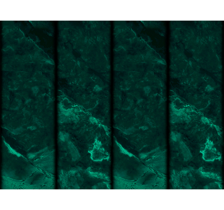 Black & green marble effect Bathroom Wallpaper - TenStickers