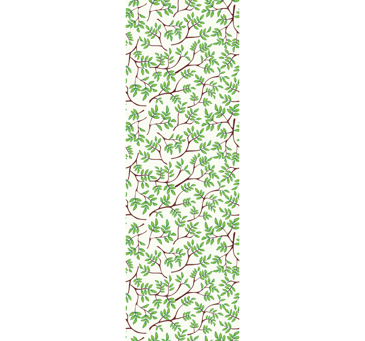 Botanical Branches leaf wallpaper - TenStickers