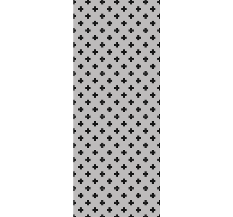 Cross Pattern shapes wallpaper - TenStickers