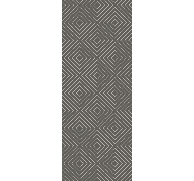 Diamond Shape geometric wallpaper - TenStickers