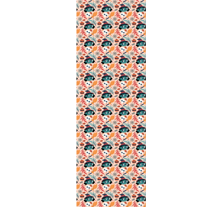 Autumn Festivity halloween wallpaper - TenStickers