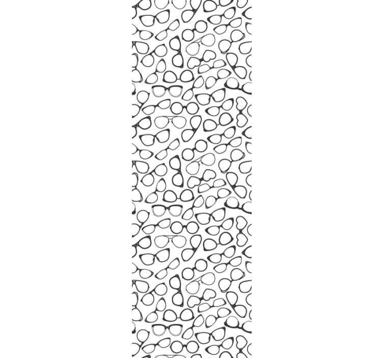 Fashionable sunglasses simple pattern Wallpaper - TenStickers